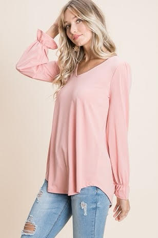 Monogram Fil Coupé Flounce Sleeve Top - Women - Ready-to-Wear